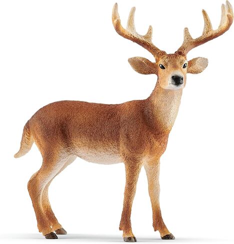 Schleich Wild Life, Animal Figurine, Animal Toys for Boys and Girls 3-8 Years Old, White-Tailed Buck, Ages 3+ in Saudi Arabia