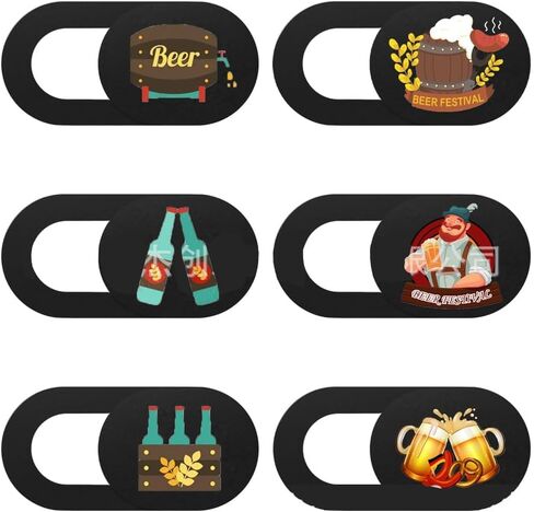 Mizi Metal Webcam Privacy Cover Slide [3 Pack], Camera Blocker Sticker, Protect Your Privacy and Security for Computer, Laptop, Tablets & Phones - Black in Kuwait