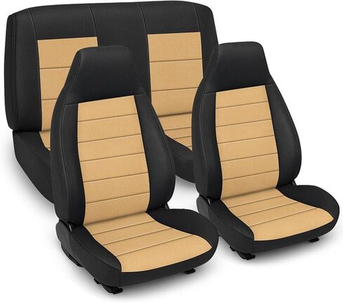 Seat Cover Compatible with 1993-2002 Chevy Camaro Front & Rear, Driver & Passenger Side Front and Back Knitted Sponge Heavy Duty Seat Cover in Saudi Arabia
