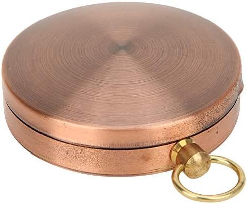Compass Pocket Watch,Portable Vintage Retro Metal Copper Flip Cover Camping Survival Compass for Camping Hiking Boating Outdoor Sports in Saudi Arabia