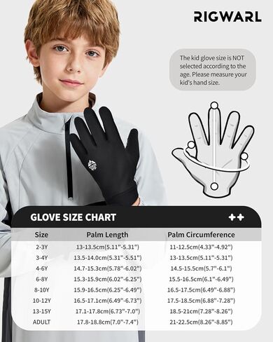 RIGWARL Kids Thermal Cycling Gloves for Boys Girls in Kuwait