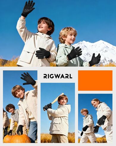 RIGWARL Kids Thermal Cycling Gloves for Boys Girls in Kuwait