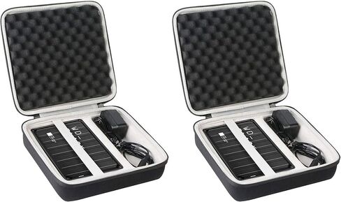 khanka Hard Travel Case replacement for Compatible with WD Black 2TB 4TB 5TB P10 / 8TB D10 Game Drive Portable External Hard Drive in Saudi Arabia