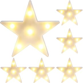 3 Pcs LED Stars Night Light Can Be Hung On The Wall Kids Room Room Light, Suitable for Birthday Party Holiday Decoration Baby Room Nursery Decoration (Stars) in Kuwait