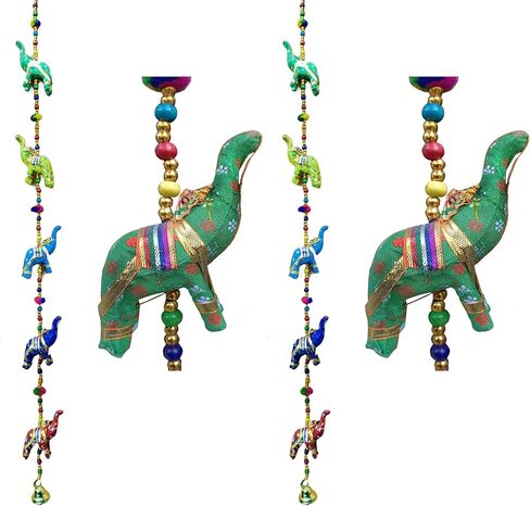 Indian Traditional Five Elephant Hanging Layer Door Hanging, Wall Hanging, Decorative Hanging in Saudi Arabia