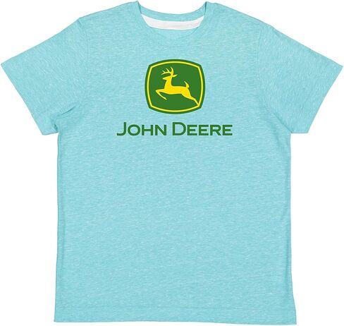 John Deere Toddler Girl Short Sleeve Melange Tee Glitter T-Shirt in Kuwait