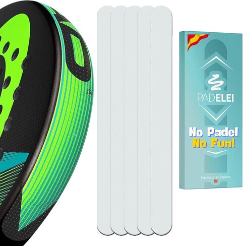 Padel Frame Protector - Padel Racket Protector (2-Pack) + Free Die-Cut Sticker - Padel Accesories - Racket Protector - Easy to Replace - Designed and Made in Spain - Dimensions 370 x 35 mm in Kuwait
