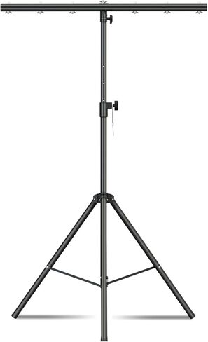 T-Bar DJ Light Stand Heavy Duty Portable Par Can Tripod, Stage Lights Stands Adjustable 35-65 Inch, Suitable for Stages, Bar, Banquet, Party in Kuwait