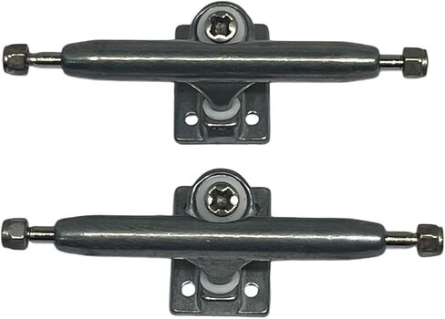 شاحنات Pro Fingerboard 29/32/34/36 مم G4 - دبوس معدني مقلوب بلون معدني خام مع أجزاء صلبة (29 مم) in Saudi Arabia