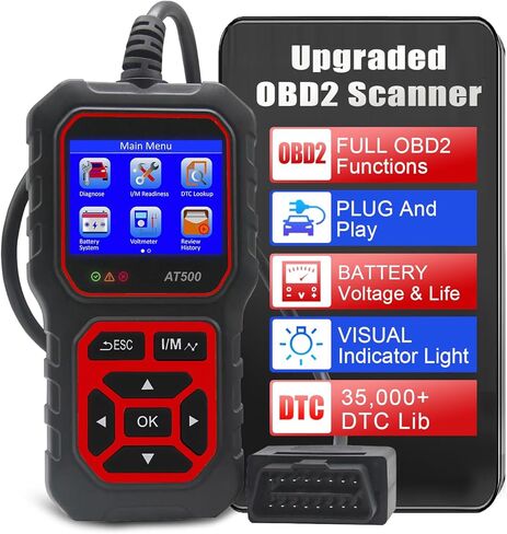 AT300 Car Code Reader, OBD2 Car Code Scanner Check Engine Light Fault Code Reader Scanner CAN Diagnostic Tool for All OBDII Protocol Cars,Cranking Test in Saudi Arabia