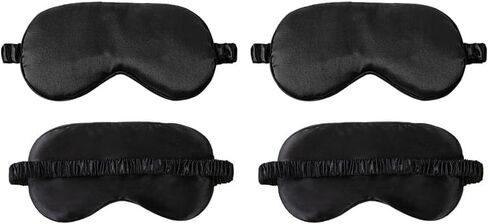Black Eye Mask for Sleeping,Soft and Comfortable Fabric, Eye Shade Cover for Night,Travel Nap in Saudi Arabia