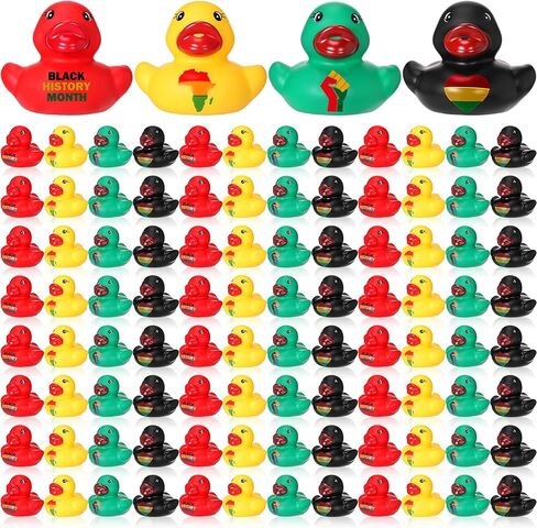 100 Pcs Independence Day Rubber Ducks Patriotic Rubber Ducks Red White Blue Assorted Rubber Duckies Bulk 4th of July Mini Rubber Ducky Pool Bath Duck Toy for Classroom Exchange Gifts in Kuwait