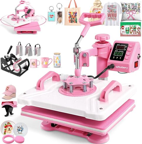 مكبس حراري 15 × 15 بوصة 8 في 1 مع مكبس بهلوان 30 أونصة، ماكينة ضغط القمصان الرقمية المتأرجحة 360 درجة، تصعيد نقل الحرارة بجودة صناعية للتي شيرت/الكوب/الكوب/القبعة/الغطاء/اللوحة in Kuwait