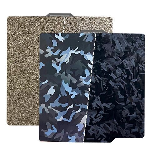 PEI Sheet for Bambu Lab X1 X1C X1E P1P P1S A1 Bambulabs PEI Build Plate with Identification Code,Double Sided Textured PEI Flexible Removal Spring Steel Sheet, 257x257mm Bambu Build Plate in Kuwait