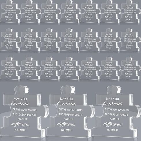 24 Pcs Employee Appreciation Awards for Coworker Acrylic Thank You Gifts Trophy May You Be Proud of The Work You Do Prizes for Adults Colleague Retirement Farewell Motivational Gift (Star) in Kuwait