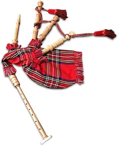 McWilliams Bagpipe, Mini Miniature Authentic Kids Toy Bagpipe – Learn and Play Scottish Music (IRISH GREEN) in Kuwait