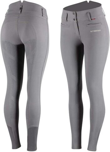 B Vertigo Tiffany Women's Silicone Full Seat Breeches -Dark Navy - US 28 in Saudi Arabia