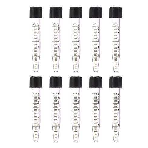 PATIKIL 25ml Centrifuge Tubes, 10 Pcs Glass Graduated Centrifuge Vials with Screw Cap Conical Bottom Test Tube Storage Container for Sample Laboratory Liquid in Saudi Arabia