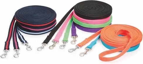 Shires Wessex Soft Feel Lunge Line 8m Black in Saudi Arabia