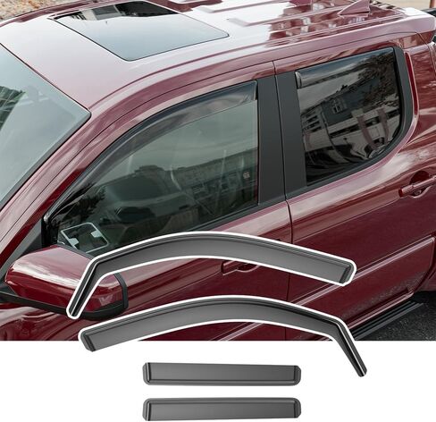 Side Window Visor Deflector Compatible with 2024-2025 Toyota Tacoma Visor Trim Cover Replacement for 2024 2025 Toyota Tacoma Accessories in Kuwait