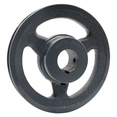 AK39-7/8 v Belt Pulley 3.75 inch OD, 7/8 Inch Bore,Cast Iron Material, AK Single Groove v Belt Pulleys for "A" or "4L" or "3L" Belts,AK39X7/8 Pulley in Kuwait