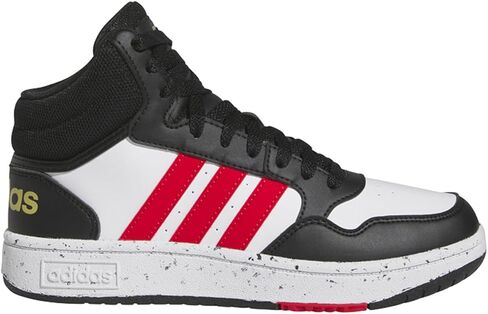 حذاء رياضي Adidas Originals Kids Hoops 3.0 Mid_Legacy، أبيض/أزرق داكن/أزرق داكن، مقاس 6.5 US للأطفال الصغار من الجنسين in Saudi Arabia