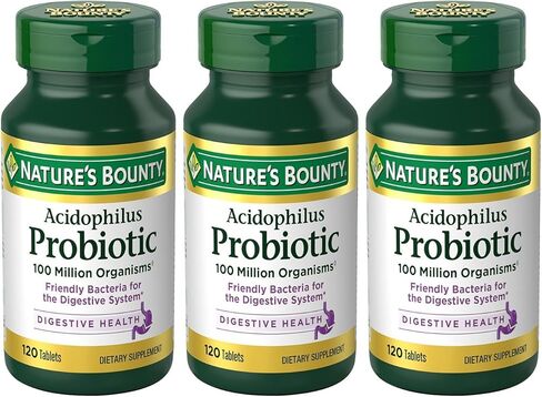 Nature's Bounty Probiotic Acidophilus Tablets, 120 ea (Pack of 5) in Kuwait