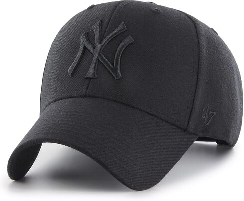 '47 Brand NY New York Yankees Trucker Snapback Cap, Adjustable Hat Navy Blue, One Size in Saudi Arabia