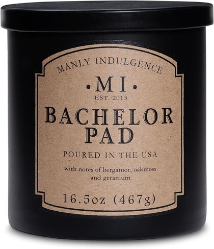 الشموع المعطرة Manly Indulgence للرجال | Last Call - طحلب البلوط ونجيل الهند والمسك | عطر ذكوري قوي، شموع طويلة الأمد للمنزل | شمع مزيج الصويا | 16.5 أونصة - حرق يصل إلى 60 ساعة | صنع في الولايات المتحدة الأمريكية in Kuwait