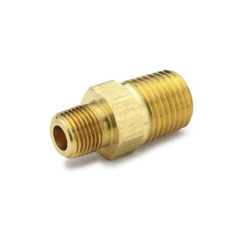 216P-6-2 Brass Hex Nipple Reducers Pipe Fitting, 3/8" Male Thread x 1/8" Male Thread in Kuwait