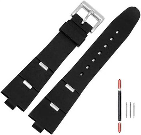 Choco&Man US Watch Band Rubber strap with notch 24mm/22mm+8mm with Tool (Men and Women) in Kuwait