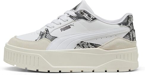 حذاء رياضي نسائي من PUMA Karmen II Idol، جلد سويدي أسود، 8.5 in Kuwait