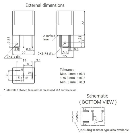 مرحل السيارات ACM33221 (عبوة من 2) - مرحل توصيل متعدد الأغراض 12VDC 4-Pin لـ CM1-aF-12V CM1a-R-12V-H78 - ضمان التحكم الكهربائي الفعال in Saudi Arabia