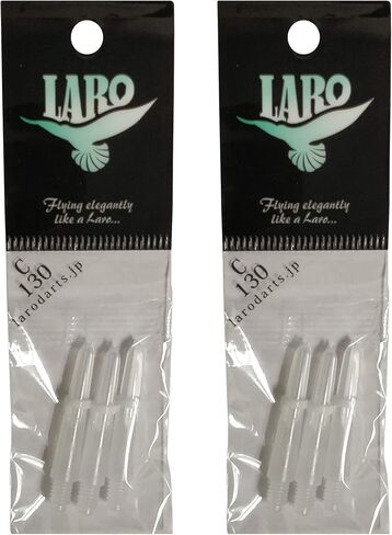 x Laro Dart Shafts: Carbon Fiber Dart Shaft - Black 130 (Extra Short) in Saudi Arabia