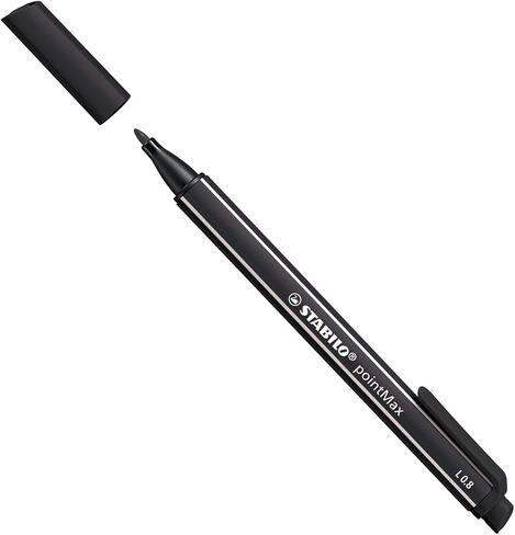 STABILO pointMax Felt Tip Pen, Black in Saudi Arabia