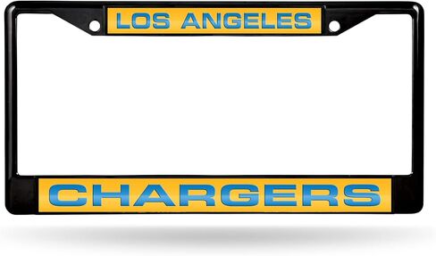 Rico Industries NFL Unisex-Adult Laser Cut Inlaid Standard Chrome License Plate Frame in Saudi Arabia