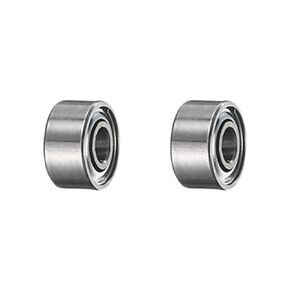 uxcell 629ZZ Deep Groove Ball Bearing, 2pcs 3/8" x 1" x 5/16" Chrome Steel Z2 Double Steel Sealed Bearing, Silver in Saudi Arabia