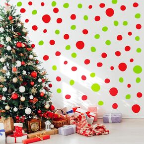 TaoBary 15 ورقة 300 قطعة غير منتظمة منقطة بوهو الجدار ملصق تيرازو النقاط غرفة اللعب جدار الشارات القابلة للإزالة الحديثة الفينيل بوهو ملصقات الحائط بوهو غرفة الأطفال ديكور غرفة اللعب خلفية (لون مشرق) in Kuwait