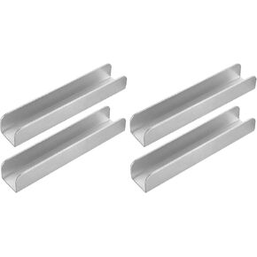 LALAFINA Fence Reinforcement Grooves 2PCS U Shaped Pet Gates Groove Steel Gate Door Reinforcement Tools Reinforcement Groove Fittings in Kuwait