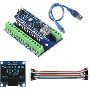 2pcs for Nano V3.0 Module ATmega328P 5V 16MHz CH340G Chip Microcontroller Development Board USB Cable for Arduino in Saudi Arabia