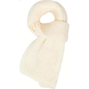 INOGIH Kids Winter Soft Warmer Knit Scarf Fashion Solid Color Toddler Baby Scarves Neck Warmer for Boys Girls in Kuwait