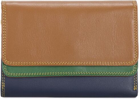 mywalit Double Flap Purse/Wallet- 6 Card, Id window, Coin Pockets, Pen incl. in Kuwait