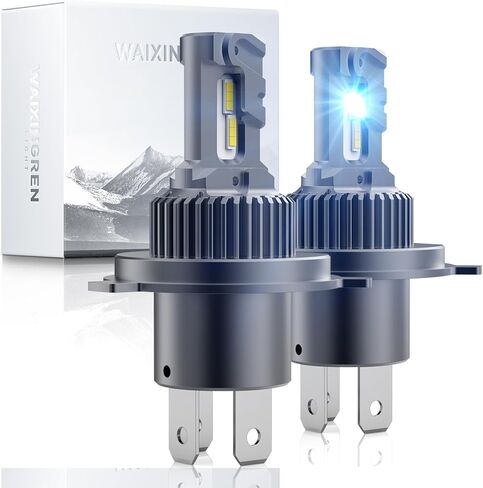 لمبة، 26000LM فائقة السطوع 6500K 800% لمبات أكثر سطوعًا مع مروحة توربو، مقاومة للماء IP68، التوصيل والتشغيل، حزمة من 2 (H7) in Kuwait