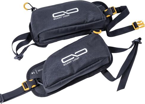 Giant Loop Pannier Pockets, Minimalist Version of Tank Panniers, 4-Liters Storage Volume, Suitable for Virtually Any Motorcycle Make & Model in Kuwait