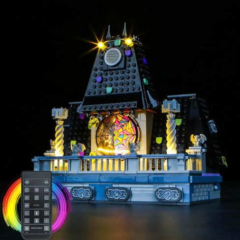 مجموعة إضاءة LED متوافقة مع غرفة نوم Lego Wednesday & Enid's 76781، مجموعة إضاءة إبداعية ملحقات متوافقة مع غرفة نوم Lego 76781 Enid's Dorm Room، لا توجد نماذج فقط (إصدار RC) in Saudi Arabia