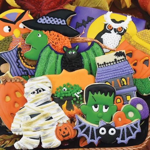 Springbok - Spellbound Night - 500 Piece Jigsaw Puzzle- Black Cat, Sunflowers and Pumpkins Usher in Halloween in Saudi Arabia