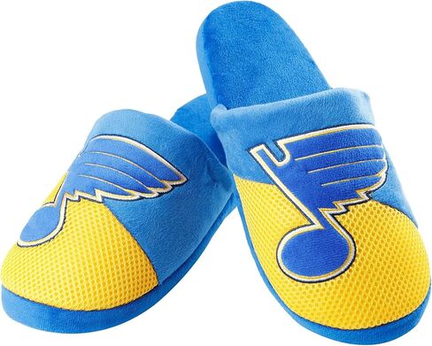 FOCO Toronto Maple Leafs NHL Mens Team Logo Staycation Slipper - L in Saudi Arabia