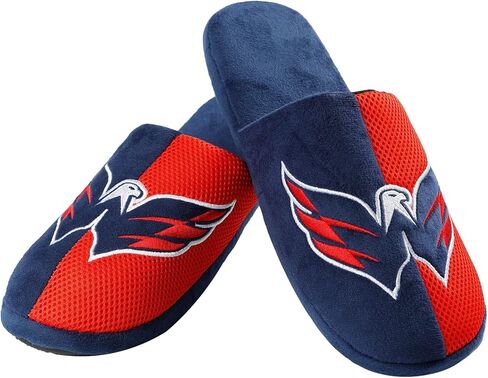 FOCO Toronto Maple Leafs NHL Mens Team Logo Staycation Slipper - L in Saudi Arabia
