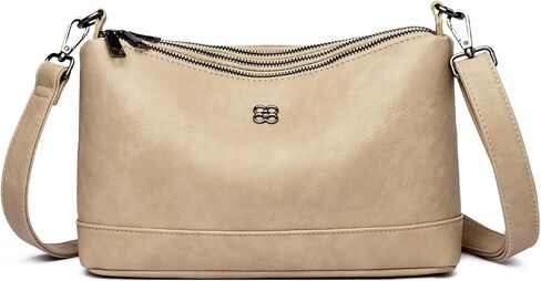 Eslcorri Crossbody Bags for Women, Small Shoulder Bag Nylon Simple Purse with Zipper, Lightweight Casual Mini Purse in Kuwait