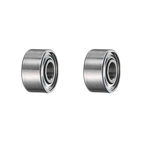 uxcell 629ZZ Deep Groove Ball Bearing, 2pcs 3/8" x 1" x 5/16" Chrome Steel Z2 Double Steel Sealed Bearing, Silver in Saudi Arabia